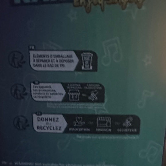 Wireless Karaoke Machine - Purple - Picture 3 of 5